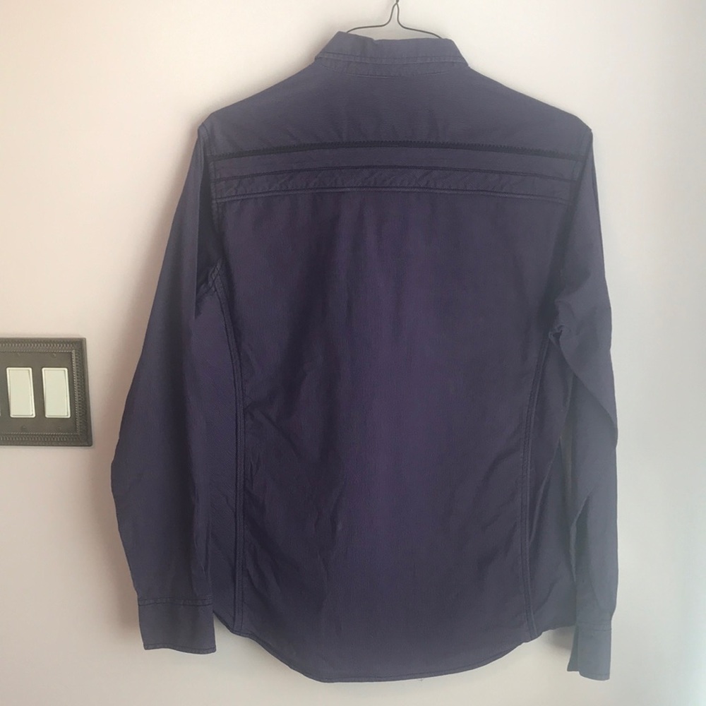 Buckle Black Athletic Fit Button Down Shirt - Picture 3 of 10